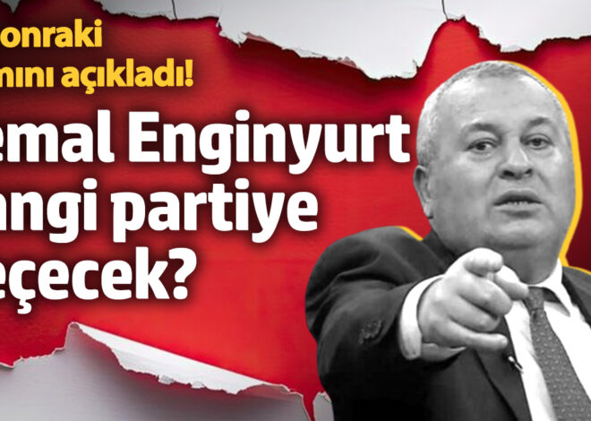 Bir sonraki adımını açıkladı! Cemal Enginyurt hangi partiye geçecek?